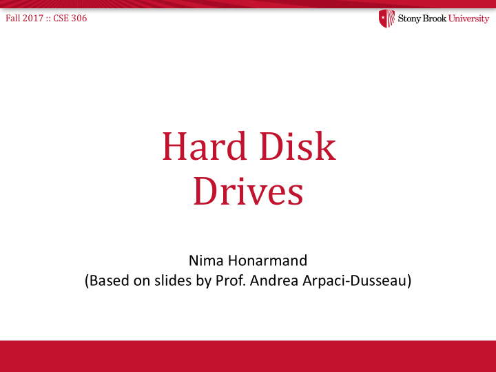 hard disk drives