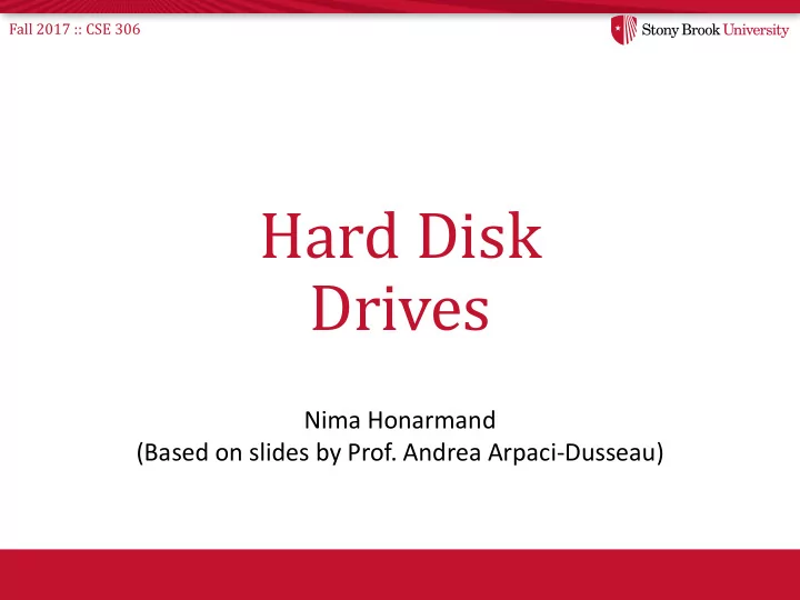 hard disk drives