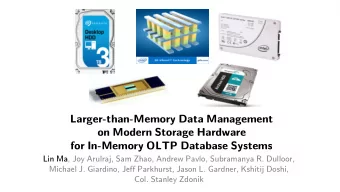 L  a  r  g  e  r  -  t  h  a  n  -  Me  mo  r  y  D  a  t  a  Ma  n  a  g  e  me  n  t  o  n  Mo  d