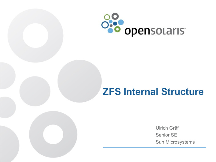 zfs internal structure