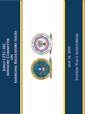 Slide 1  Agenda 1. May 6 th General Market Context  2. Preliminary Findings  a)Securities