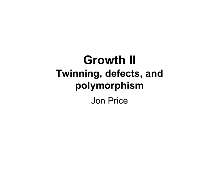 growth ii