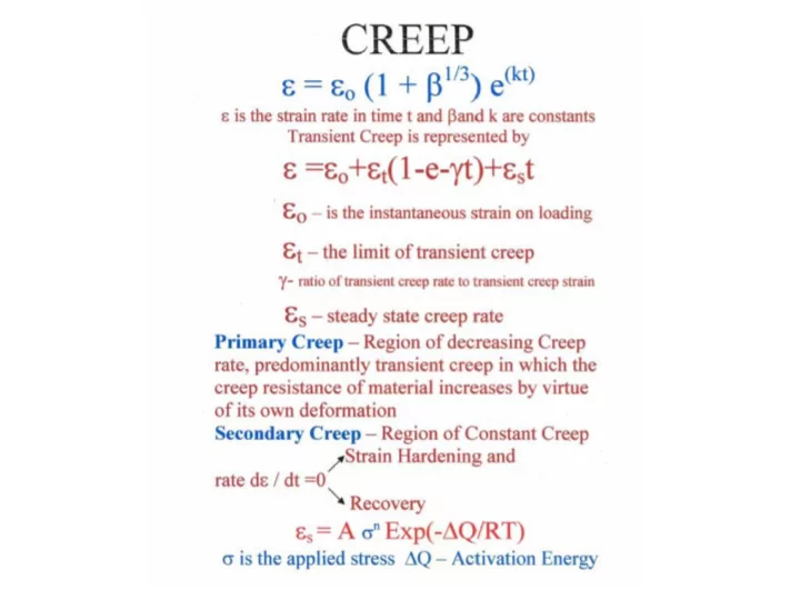 nabarro herring creep creep resistant materials