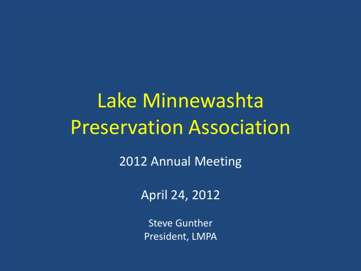 preservation association