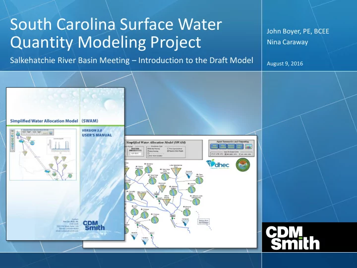 south carolina surface water