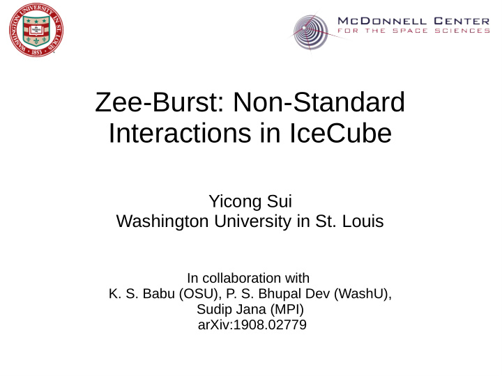 zee burst non standard interactions in icecube