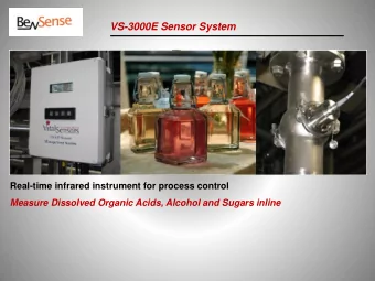 VS-3000E Sensor System  Real-time infrared instrument for process control  Measure Dissolved