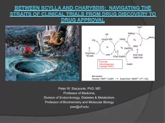 Peter W. Stacpoole, PhD, MD  Professor of Medicine,  Division of Endocrinology, Diabetes &amp;