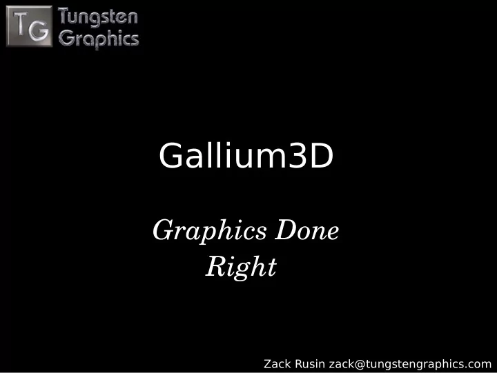 gallium3d