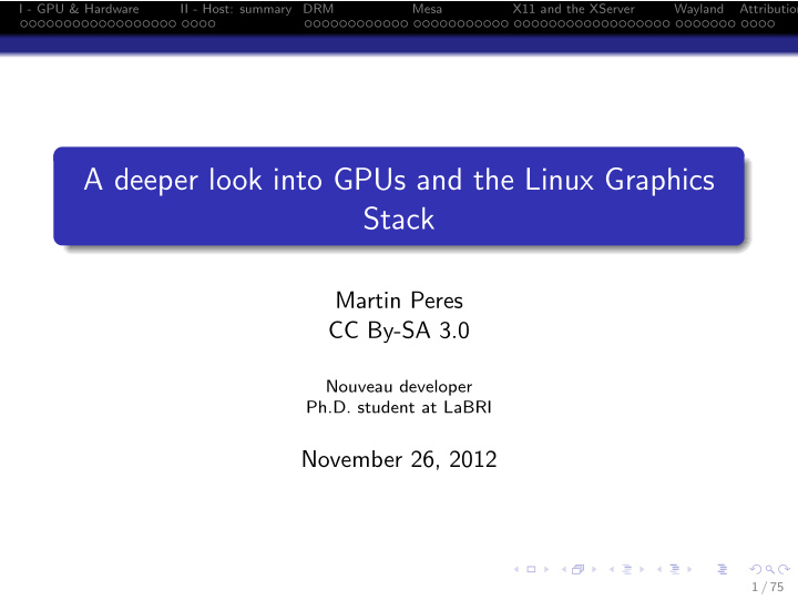 a deeper look into gpus and the linux graphics stack