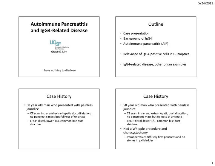 autoimmune pancreatitis