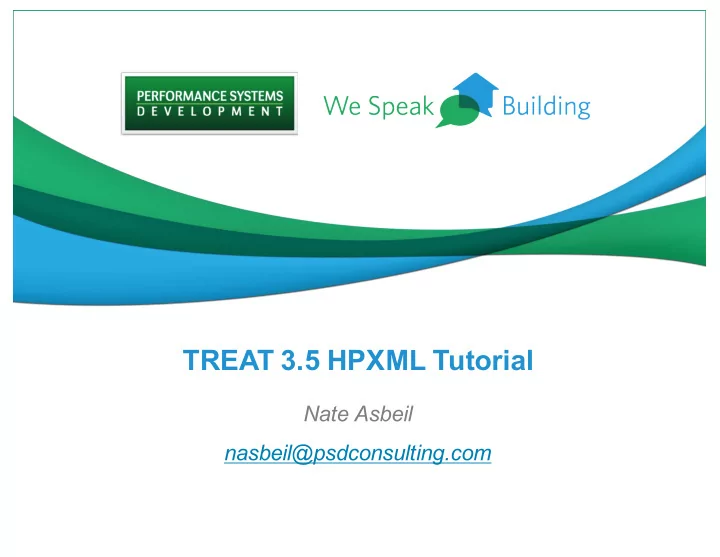 treat 3 5 hpxml tutorial