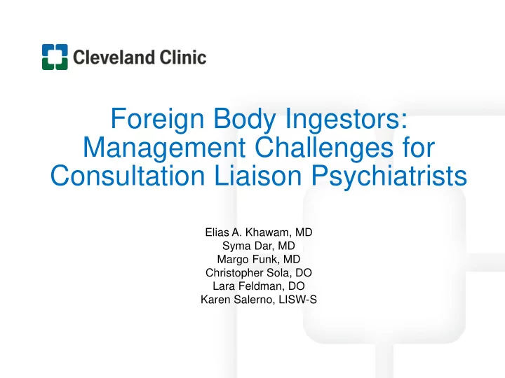 consultation liaison psychiatrists