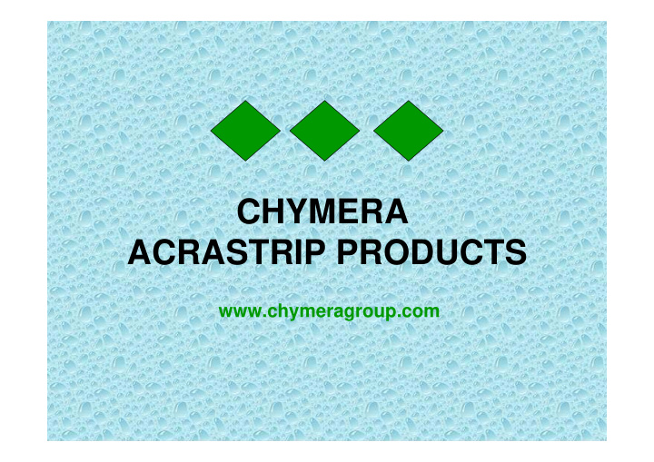 chymera acrastrip products