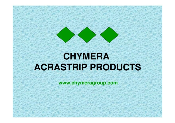 chymera acrastrip products