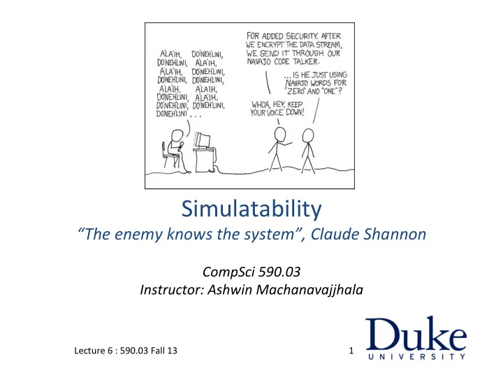 simulatability