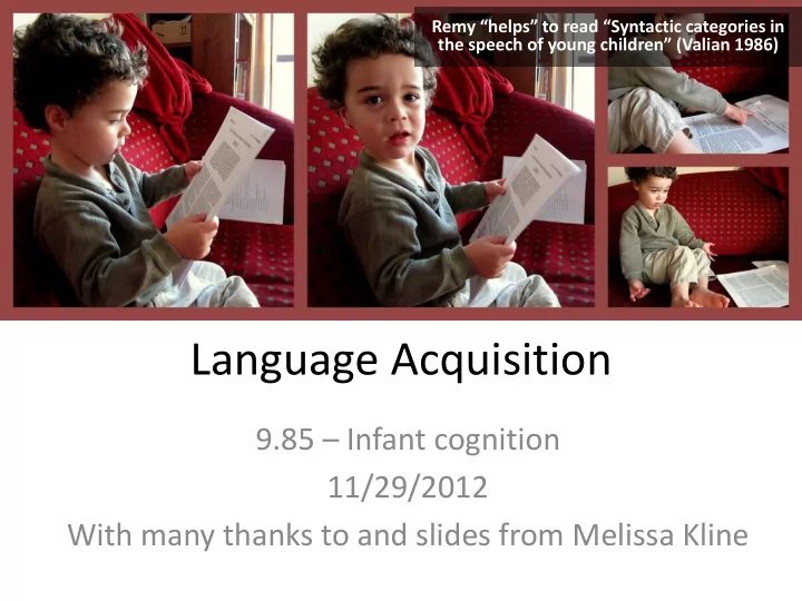 language acquisition