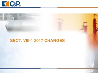 SECT. VIII-1 2017 CHANGES  SECT. VIII-1 2017 CHANGES  MAJOR CHANGES  TABLE U-3  Year- of