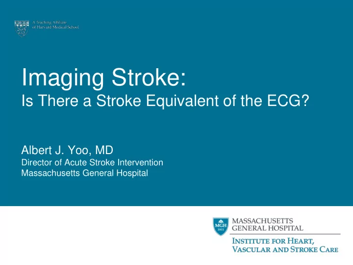 imaging stroke