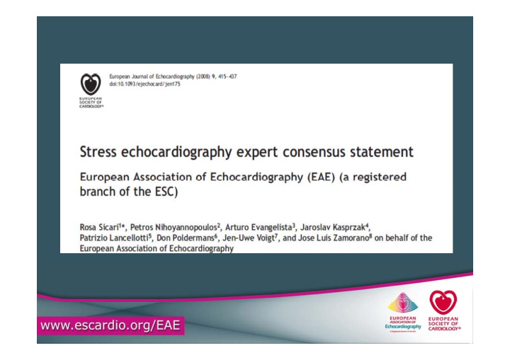 european journal of echocardiography 2008 jul 9 4 415 37