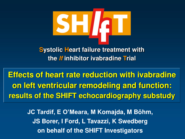 effects of heart rate reduction with ivabradine