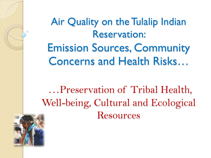 emission sources community concerns and health risks
