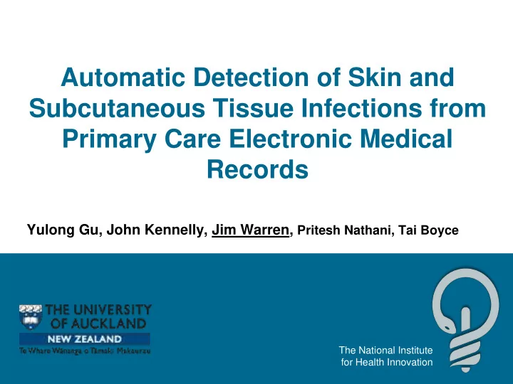 subcutaneous tissue infections from