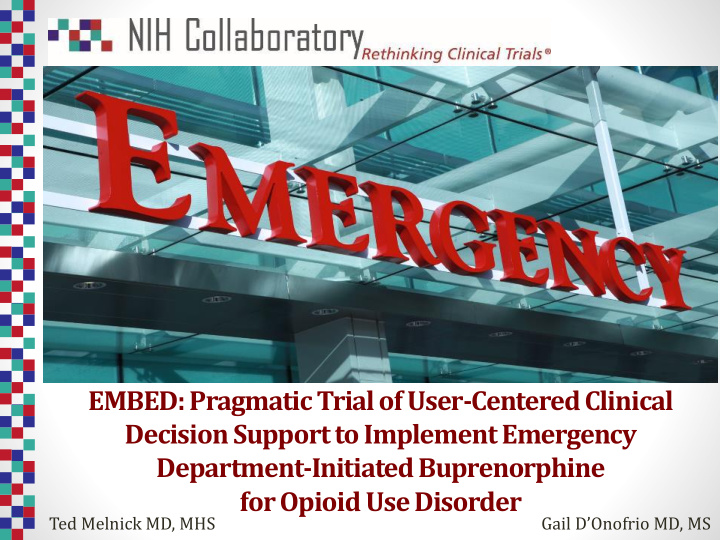 embed pragmatic trial of user centered clinical decision
