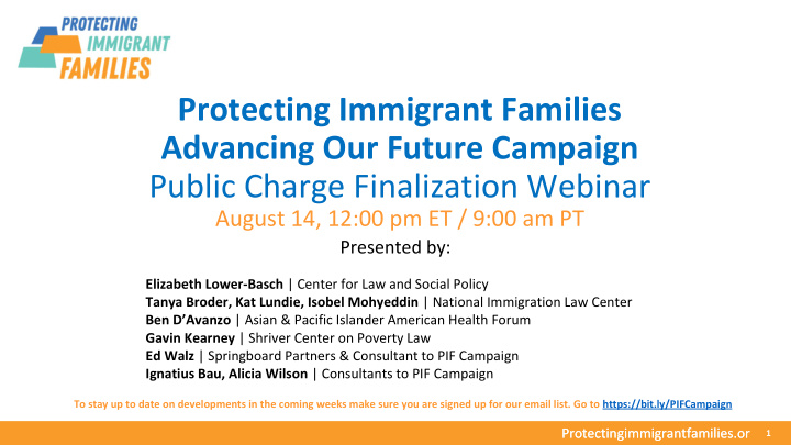 protecting immigrant families advancing our future