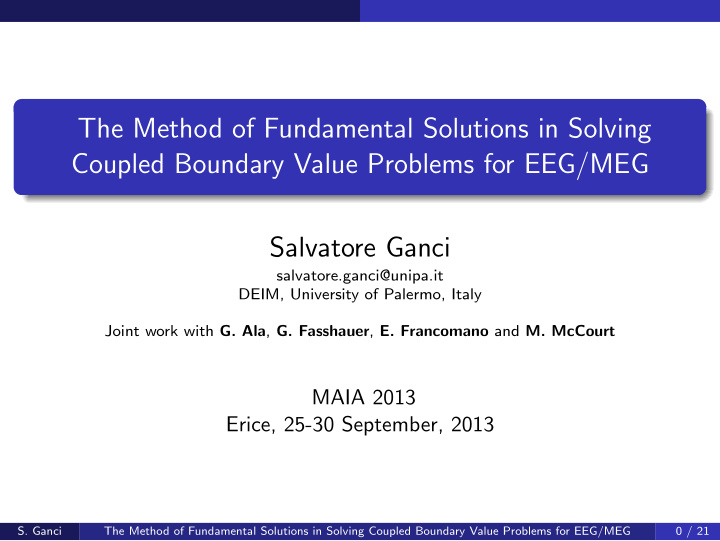 the method of fundamental solutions in solving coupled