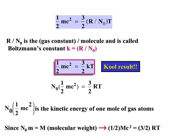 1 2 m m molecular weight 2 3 2 rt since n 0 1 2 mc mc 2