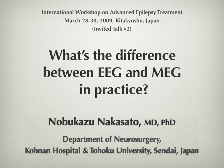 what s the difference between eeg and meg in practice