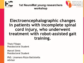 Electroencephalographic changes  in patients with incomplete spinal  cord injury, who underwent