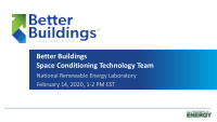 better buildings space conditioning technology team