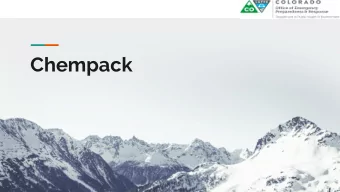 Chempack  Nerve Agents  Class of organophosphates that disrupt the mechanism by which nerves