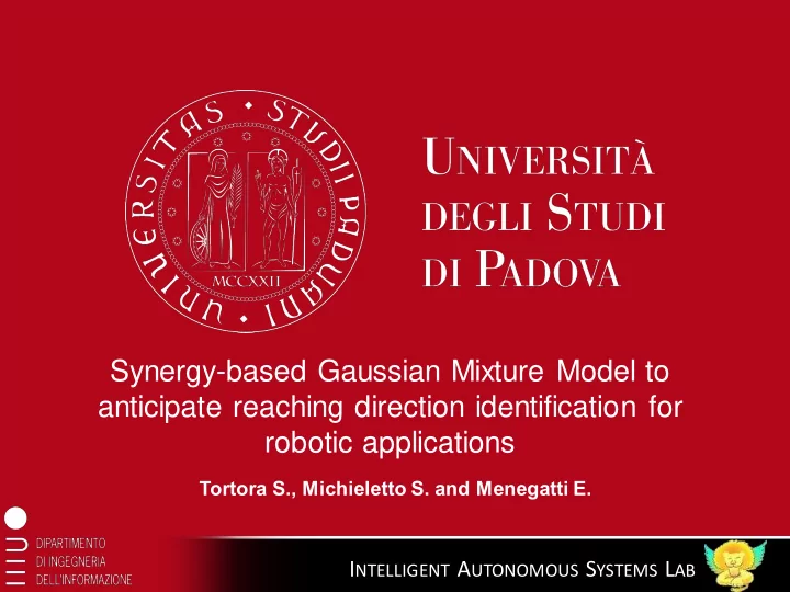 synergy based gaussian mixture model to anticipate