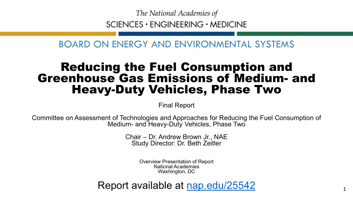 reducing the fuel consumption and greenhouse gas