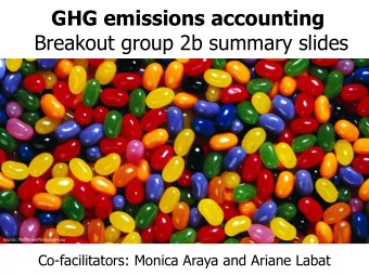 GHG emissions accounting  Breakout group 2b summary slides  Source: WidescreenWallpapers.eu