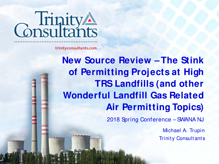new source review the stink of permitting projects at