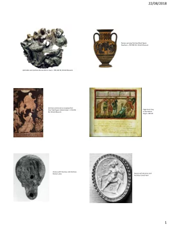 22/08/2018  Aeneas carrying Anchises Black Figure  Amphora c. 490-480 BC, British Museum  Aphrodite