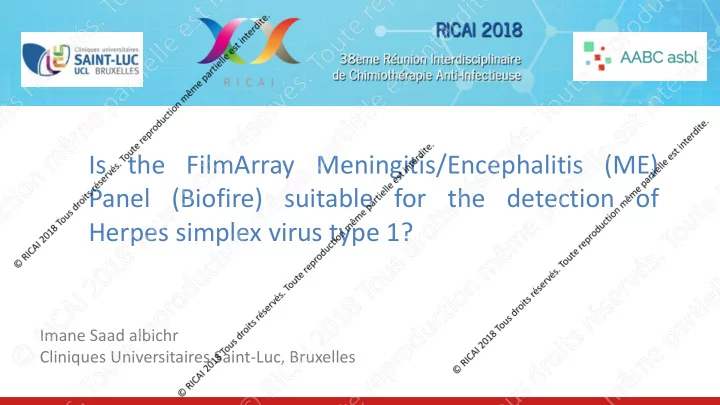 is the filmarray meningitis encephalitis me
