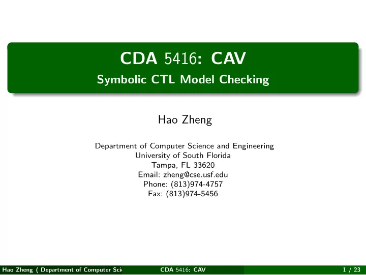 cda 5416 cav