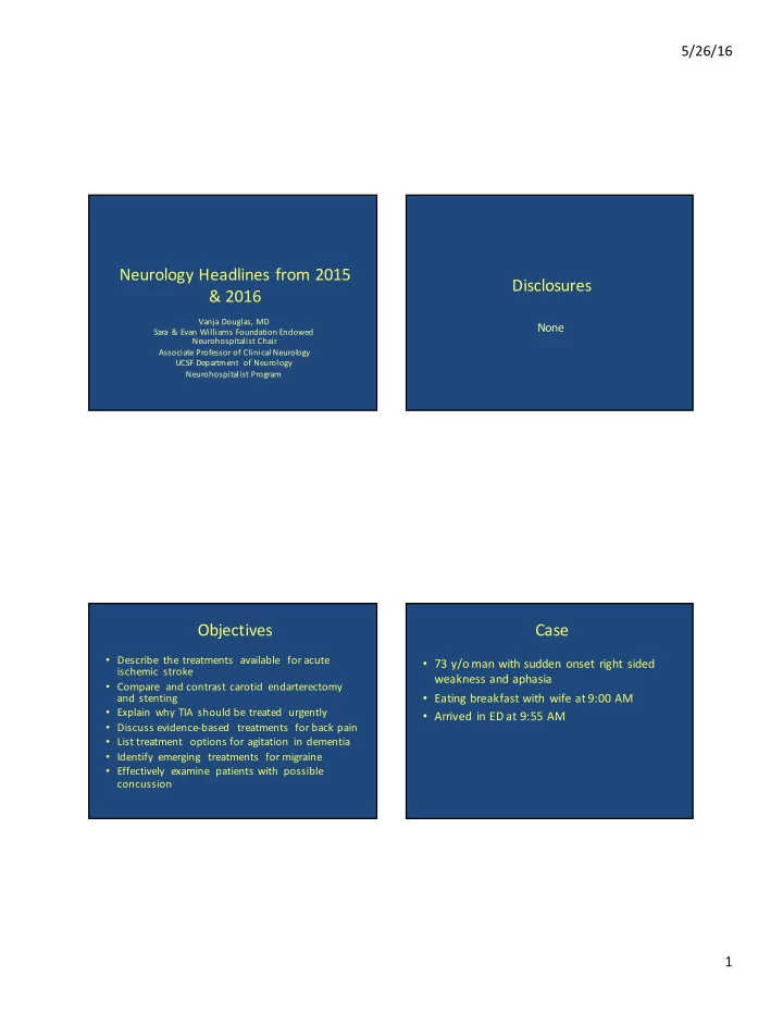 disclosures