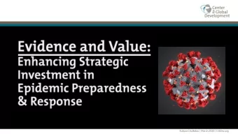 Kalipso Chalkidou |  March 2020 |  CGDev.org  Setting priorities among key gaps identified by JEE