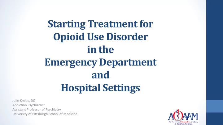 opioid use disorder