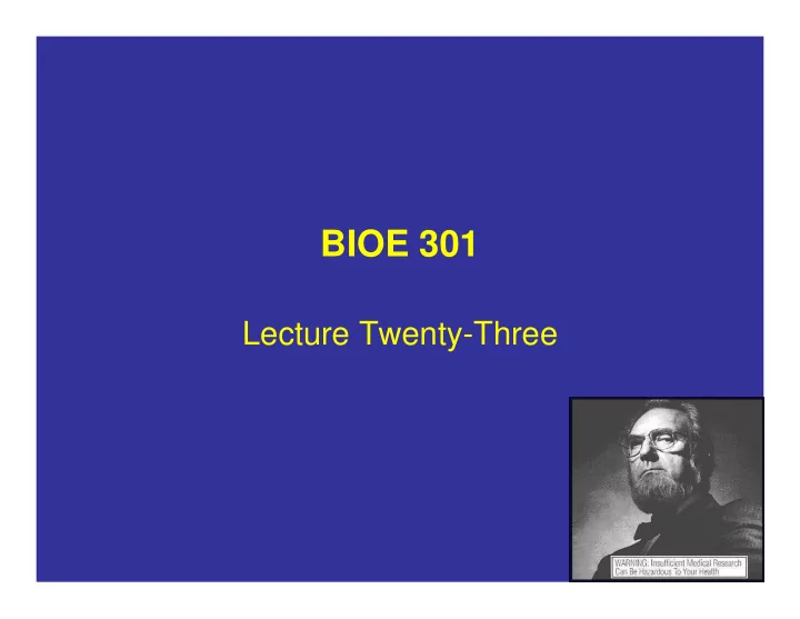 bioe 301
