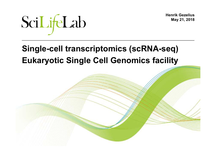 single cell transcriptomics scrna seq eukaryotic single