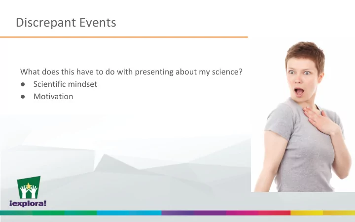 discrepant events
