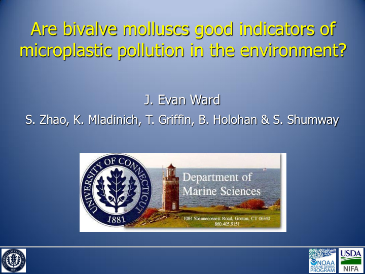 are bivalve molluscs good indicators of