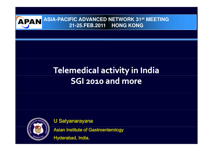 telemedical activity in india telemedical activity in